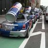 Why Not Park These 5 Red Bull Cars in the Bike Lane?